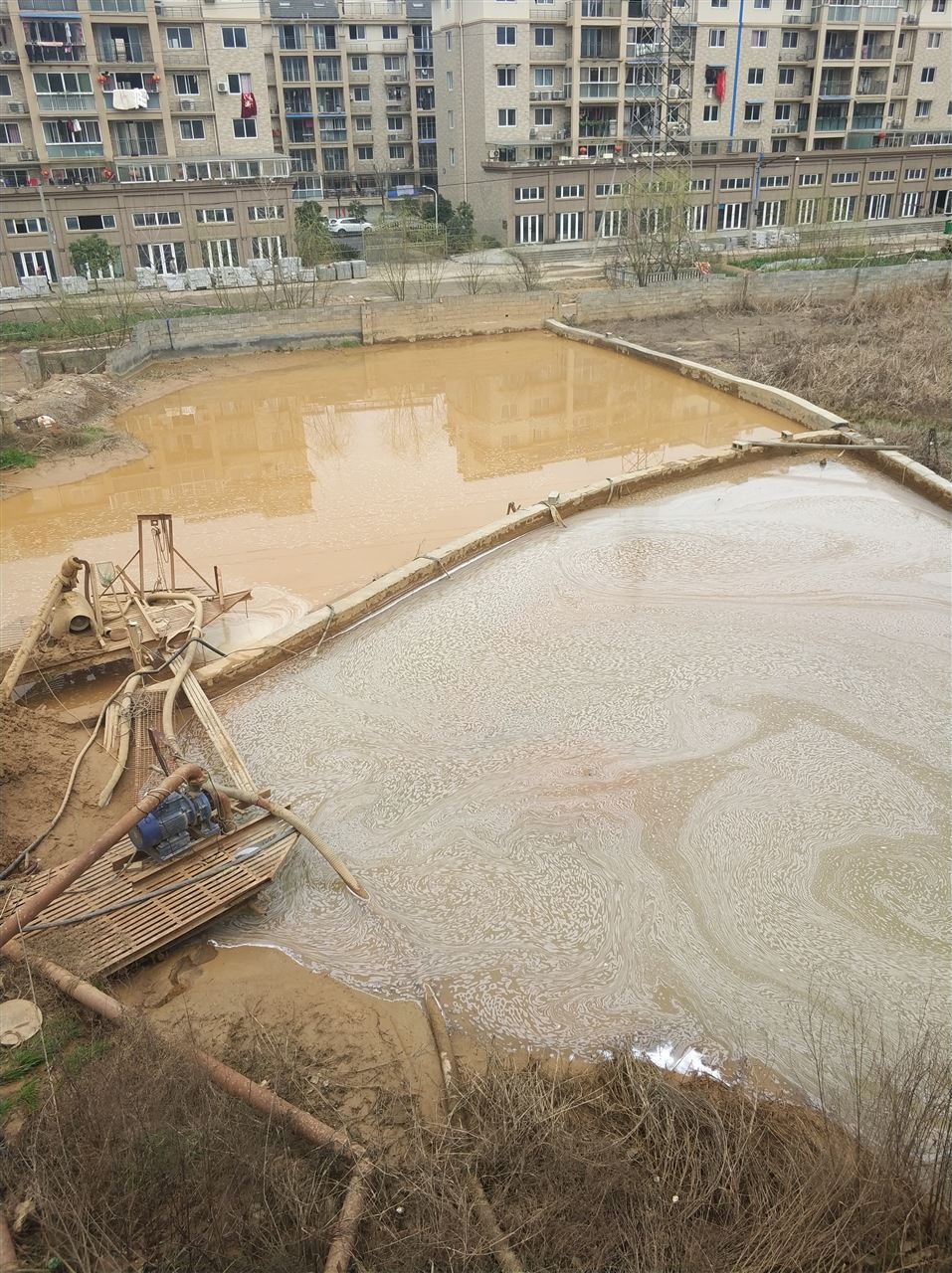 明光沉淀池淤泥清理-厂区废水池淤泥清淤